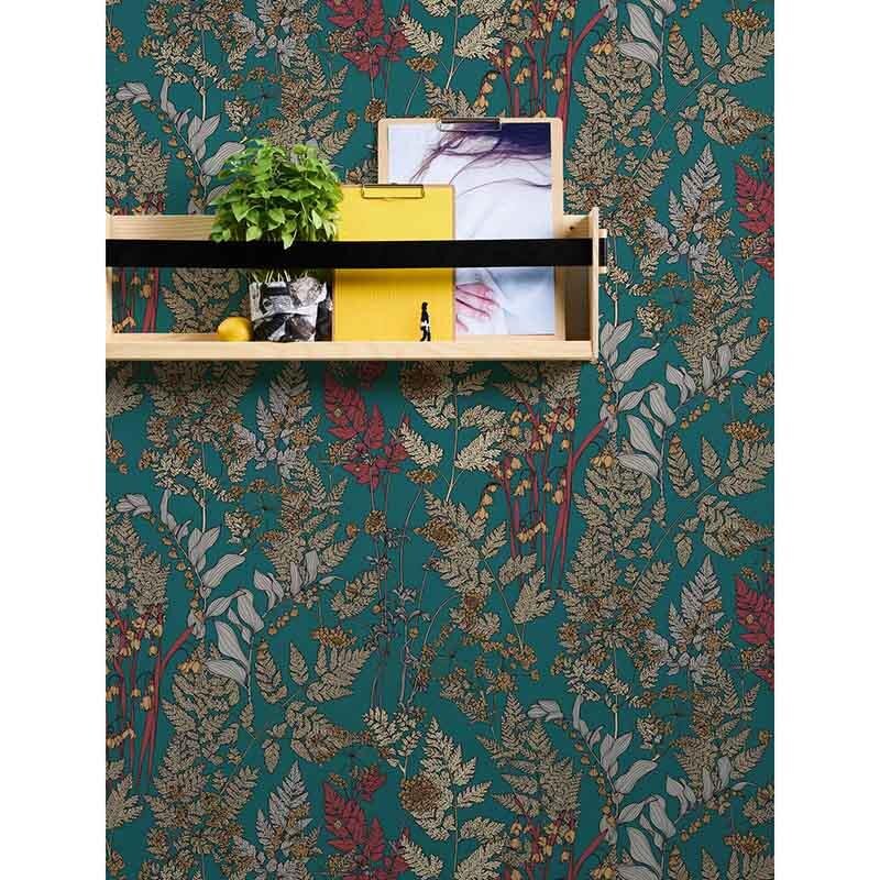 Tapete Blau, Grün, Petrol Architects Paper Vliestapete (377515)