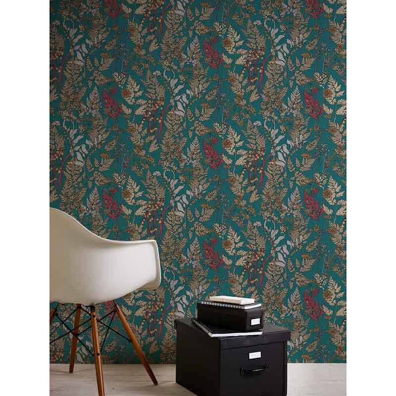 Tapete Blau, Grün, Petrol Architects Paper Vliestapete (377515)