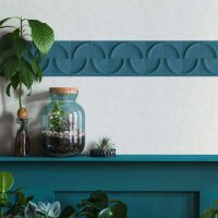 Bord&uuml;re Blau Marburg Vlies (34470)