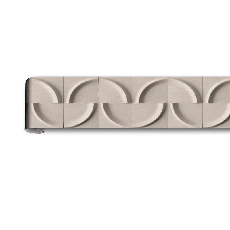 Bordüre Braun, Greige Marburg Vlies (34469)