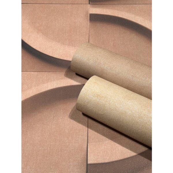 Tapete Braun, Rosa Marburg Vliestapete (34467)