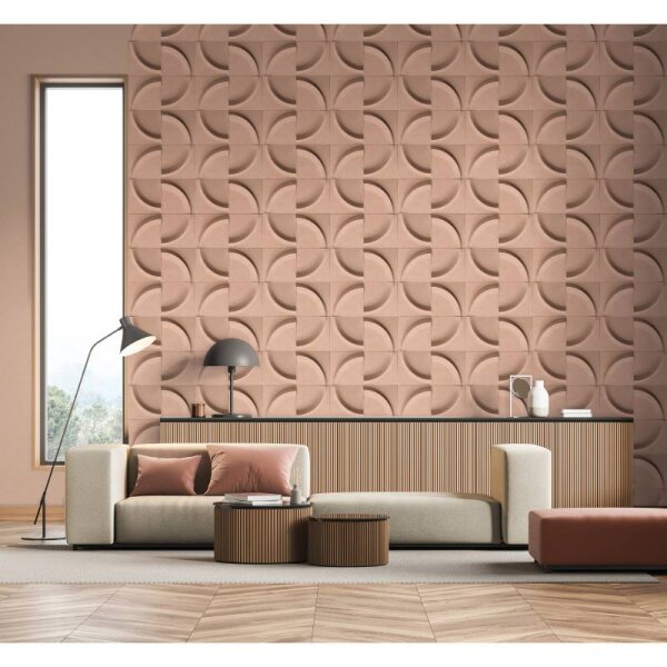 Tapete Braun, Rosa Marburg Vliestapete (34467)