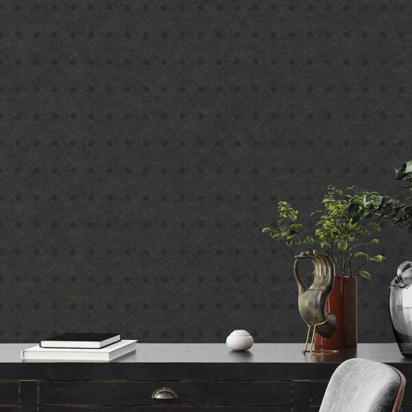 Tapete Schwarz, Anthrazit AS-Creation Vliestapete (380291)