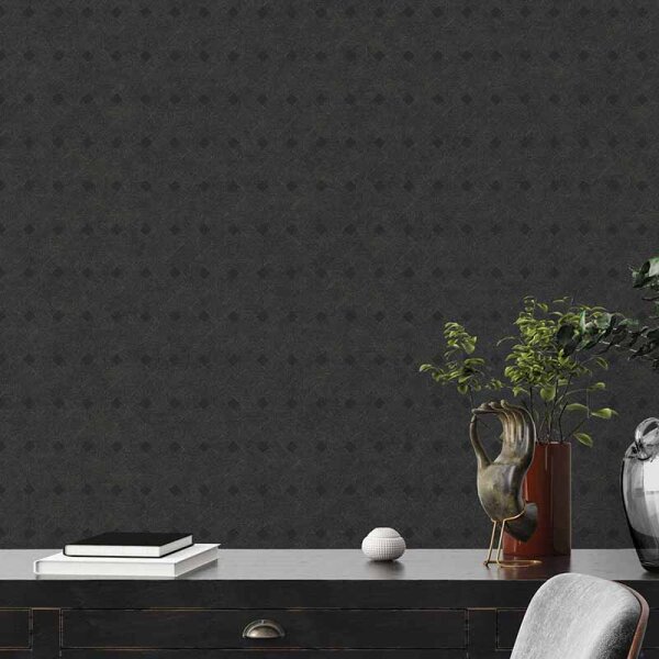 Tapete Schwarz, Anthrazit AS-Creation Vliestapete (380291)