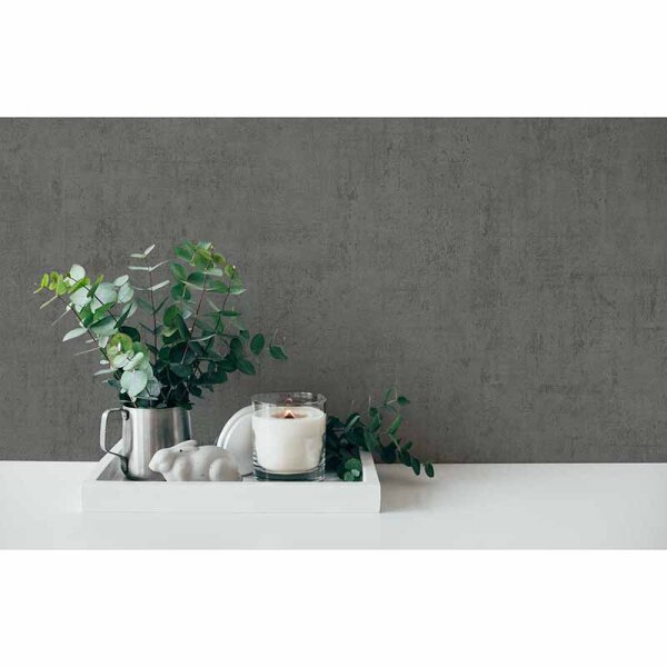 Tapete Schwarz, Anthrazit AS-Creation Vliestapete (380252)