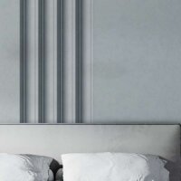 Bord&uuml;re Grau Marburg Vlies (34452)