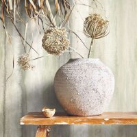 Tapete Grau, Greige, Gr&uuml;n Marburg Vliestapete (34428)