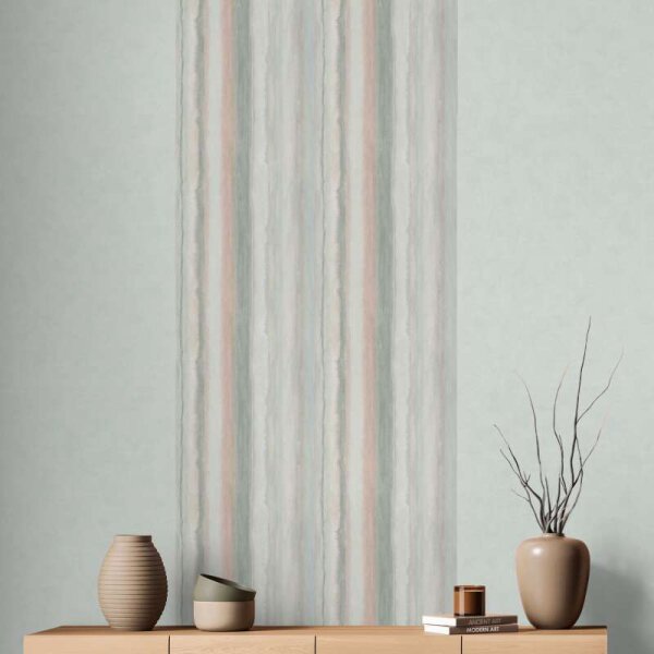 Tapete Beige, Grün, Rosa Marburg Vliestapete (34426)