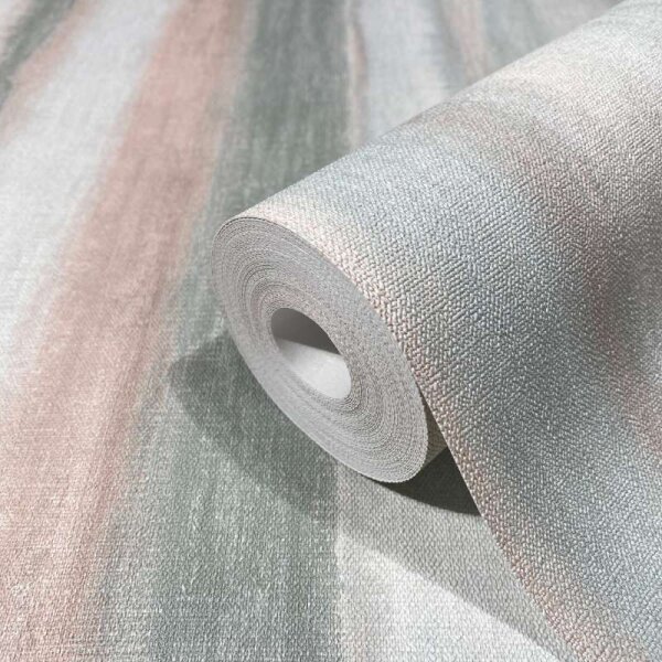 Tapete Beige, Grün, Rosa Marburg Vliestapete (34426)