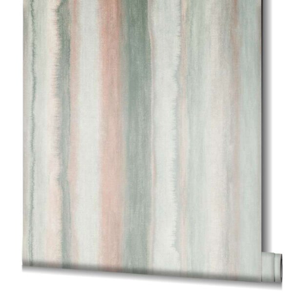 Tapete Beige, Grün, Rosa Marburg Vliestapete (34426)