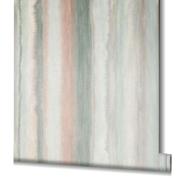 Tapete Beige, Grün, Rosa Marburg Vliestapete (34426)