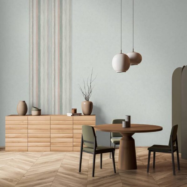 Tapete Beige, Grün, Rosa Marburg Vliestapete (34426)