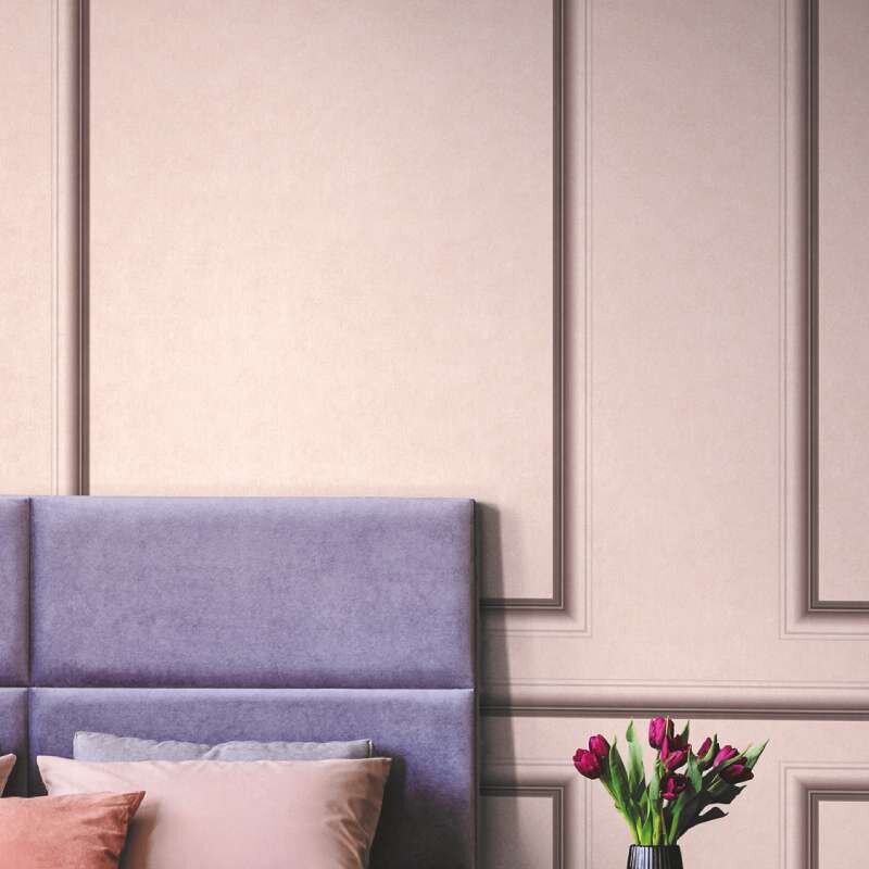 Tapete Braun, Rosa Marburg Vliestapete (34423)