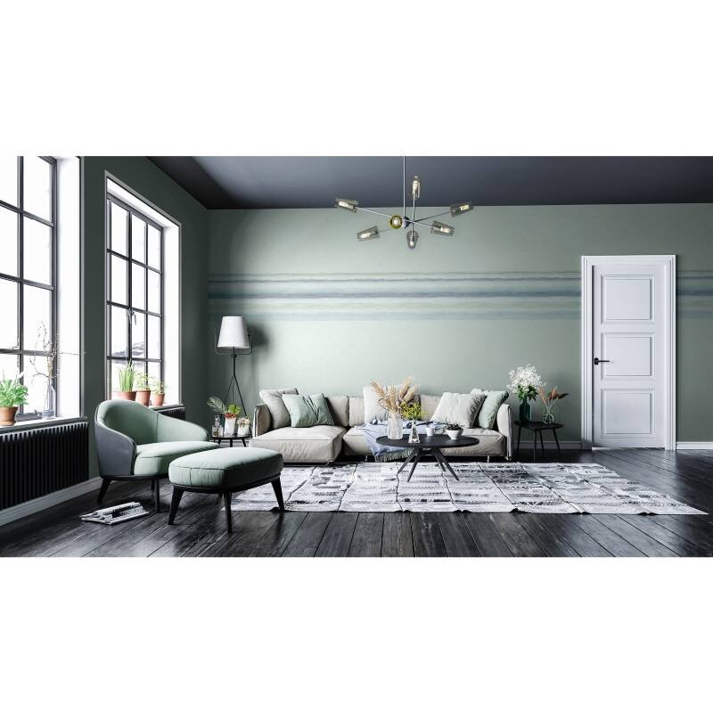 Tapete Grün, Weiß Marburg Vliestapete (34418)