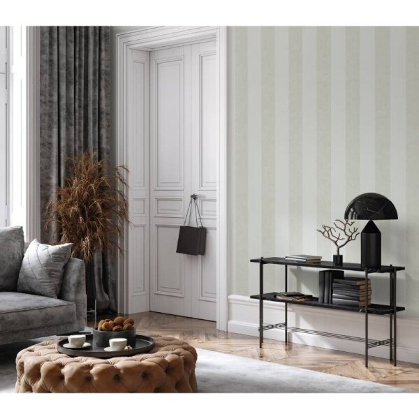 Tapete Greige, Weiß Marburg Vliestapete (34412)