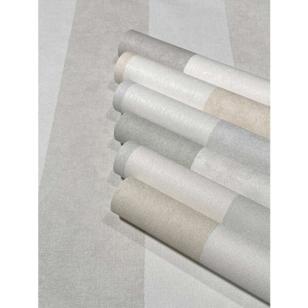 Tapete Greige, Weiß Marburg Vliestapete (34412)