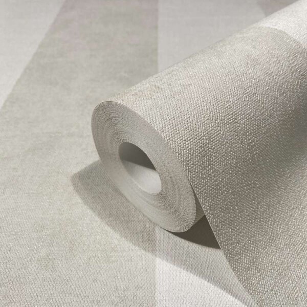 Tapete Greige, Weiß Marburg Vliestapete (34412)