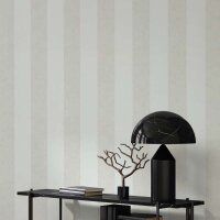 Tapete Greige, Wei&szlig; Marburg Vliestapete (34412)