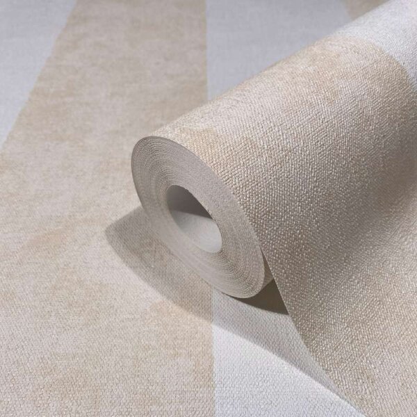 Tapete Beige, Creme, Weiß Marburg Vliestapete (34407)