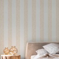 Tapete Beige, Creme, Wei&szlig; Marburg Vliestapete (34407)