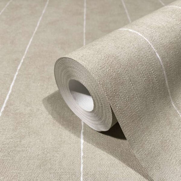 Tapete Beige, Creme, Braun Marburg Vliestapete (34406)