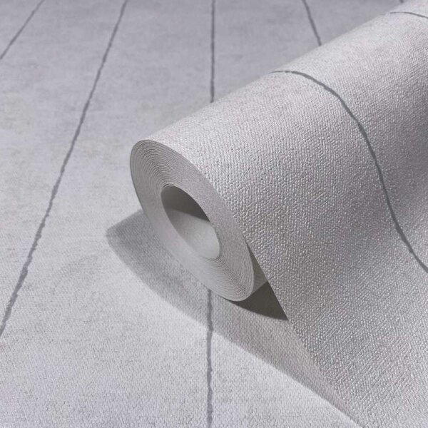 Tapete Grau, Greige, Weiß Marburg Vliestapete (34403)