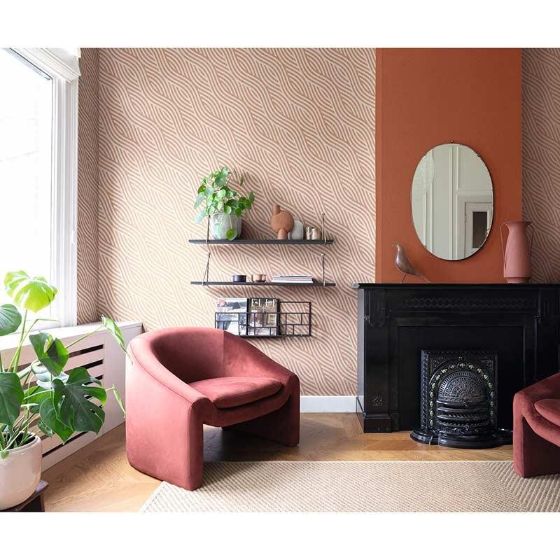 Tapete Orange, Terrakotta Rasch Vliestapete (449051)