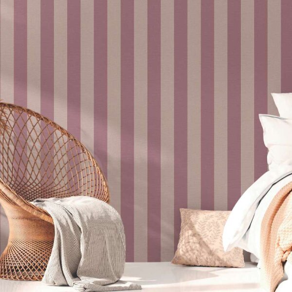 Tapete Greige, Lila, Flieder, Rosa AS-Creation deco Vliestapete (386654)