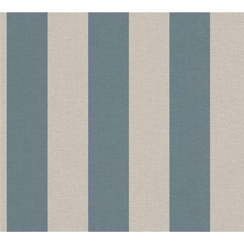 Tapete Beige, Creme, Blau, Petrol AS-Creation deco Vliestapete (386651)