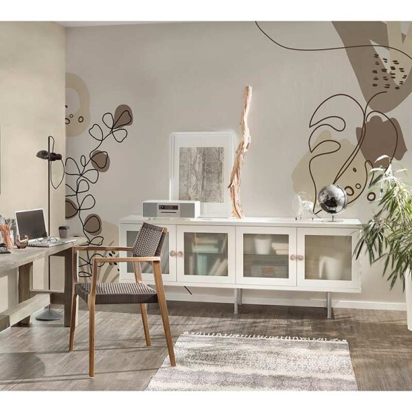 Digitaldruck-Tapete Drawn Leaves 2 livingwalls (DD120225)