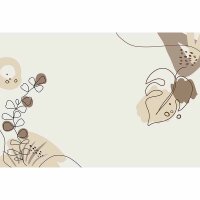 Digitaldruck-Tapete Drawn Leaves 2 livingwalls (DD120225)