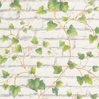 Tapete Wei&szlig;, Gr&uuml;n AS-Creation Vliestapete...