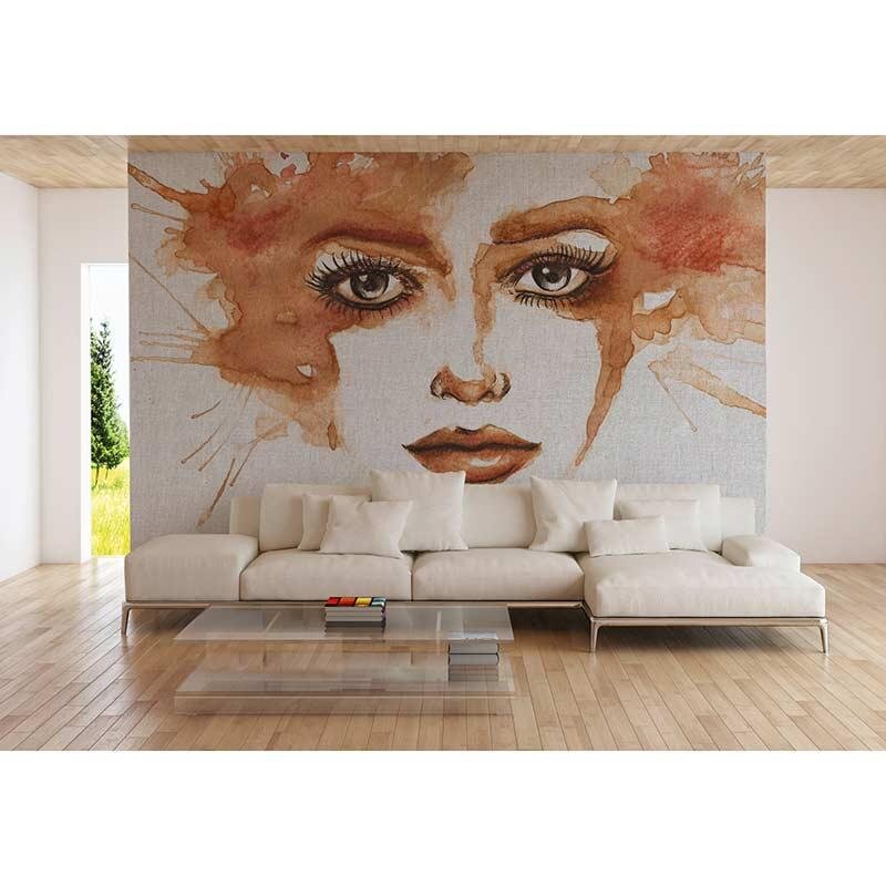 Digitaldruck-Tapete Watercolour Face 1 livingwalls (DD120189)