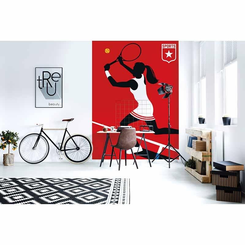 Digitaldruck-Tapete Tennisplayer livingwalls (DD120169)