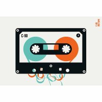 Digitaldruck-Tapete Mixtape livingwalls (DD120141)