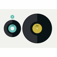 Digitaldruck-Tapete LP vs. EP livingwalls (DD120137)