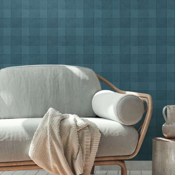 Tapete Blau, Petrol AS-Creation deco Vliestapete (386642)