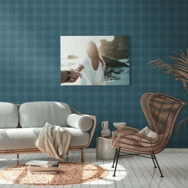 Tapete Blau, Petrol AS-Creation deco Vliestapete (386642)