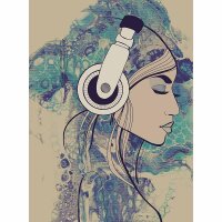 Digitaldruck-Tapete Acryl Lady 2 livingwalls (DD120025)