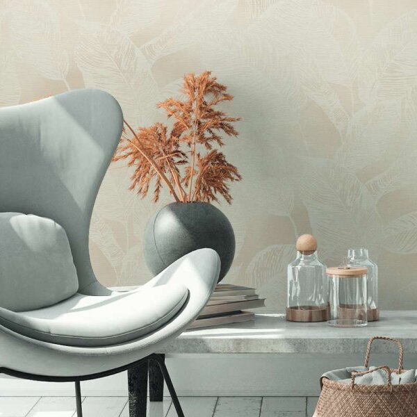 Tapete Beige, Creme AS-Creation deco Vliestapete (386633)