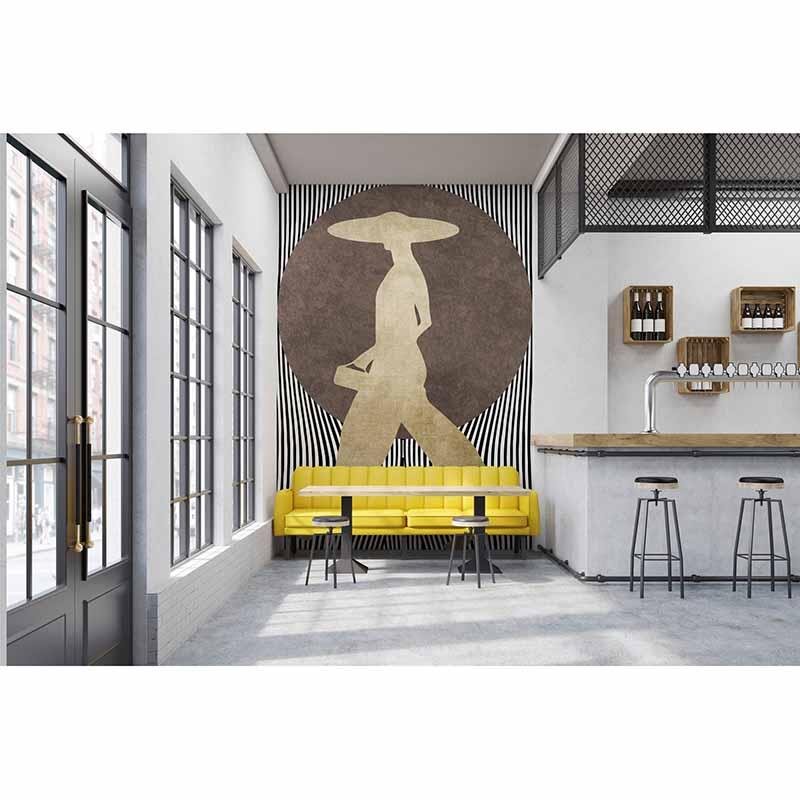 Digitaldruck-Tapete La Madame Noir livingwalls (DD119961)