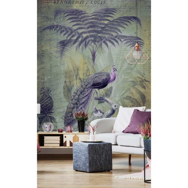 Digitaldruck-Tapete Peacock Jungle 2 livingwalls (DD119713)
