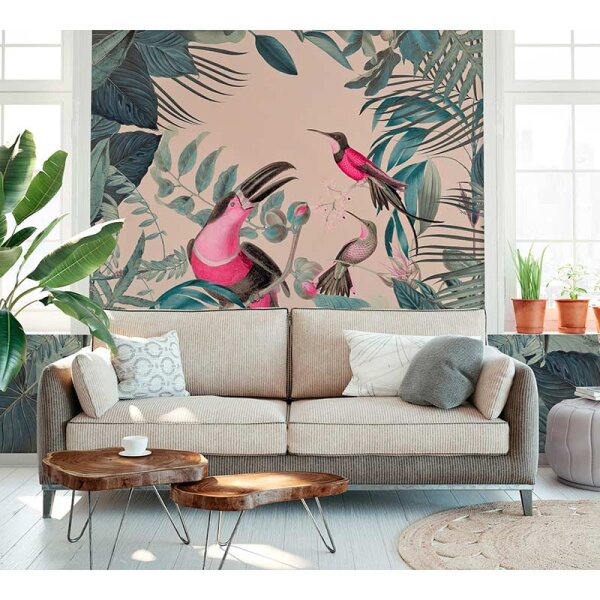 Digitaldruck-Tapete Toucans Paradise livingwalls (DD119693)