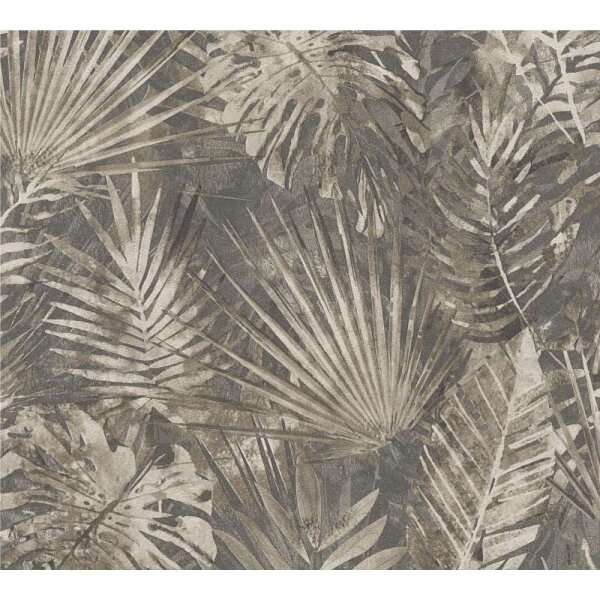 Tapete Beige, Creme, Braun, Schwarz AS-Creation deco Vliestapete (386383)