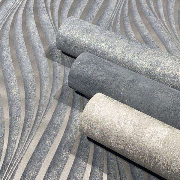 Tapete Grau, Silber Marburg Vliestapete (32638)