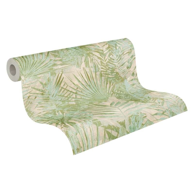 Tapete Beige, Creme, Grün AS-Creation deco Vliestapete (386381)