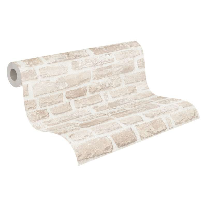 Tapete Beige, Creme, Greige AS-Creation deco Vliestapete (386373)