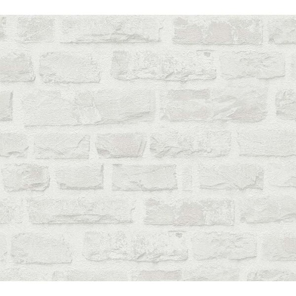 Tapete Grau, Weiß AS-Creation deco Vliestapete (386372)