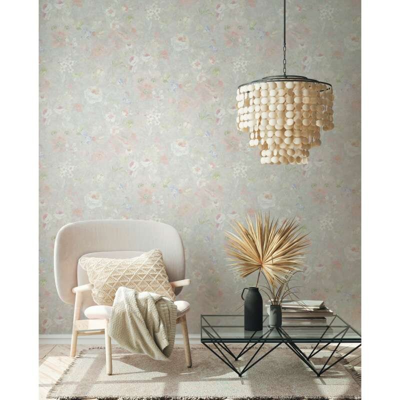 Tapete Grau, Greige, Rosa AS-Creation deco Vliestapete (386364)