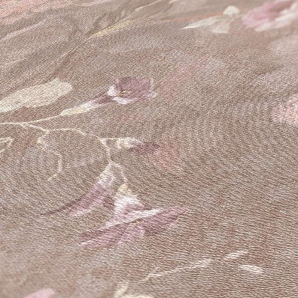 Tapete Beige, Creme, Braun, Rosa AS-Creation deco Vliestapete (386363)